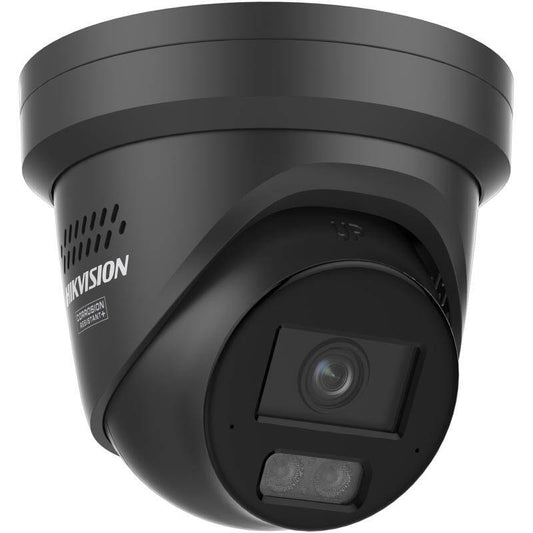 Hikvison 4 MP Smart Hybrid Light, ColorVu Fixed Turret Camera 2.8mm, Black (DS-2CD2347G3-LIS2UY/SL-2.8MM-BLACK)