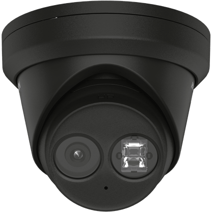 Hikvision IP Network AcuSense Turret Camera, 8MP 4K, IR, 2.8mm, Black (DS-2CD2383G2-IU-2.8MM-B)