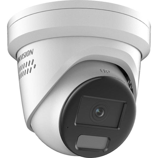 Cámara de red IP Hikvision de 8 MP con sistema de vigilancia ColorVu, 2,8 mm, color blanco (DS-2CD2387G2H-LISU/SL-2.8MM)