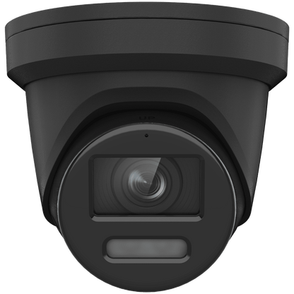 Hikvision ColorVu&AcuSense Outdoor Black Turret, 8MP, 2.8mm, White LED,mic (DS-2CD2387G2-LU 2.8MM-B)