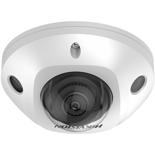 Hikvision IP Network Mini Dome AcuSense Camera, Mic, IK08, 4MP, 2.8mm (DS-2CD2543G2-IS-2.8MM)