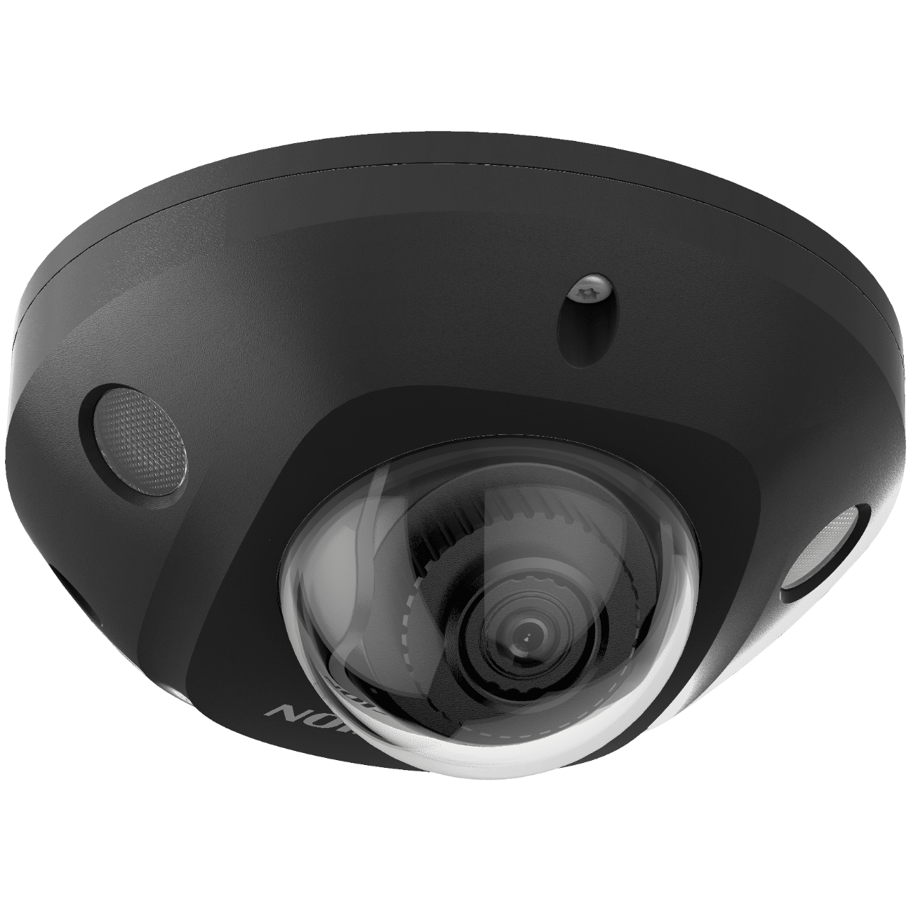 Cámara minidomo de red IP AcuSense de Hikvision, micrófono, IK08, 4 MP, 2,8 mm, negra (DS-2CD2543G2-ISB-2.8MM)