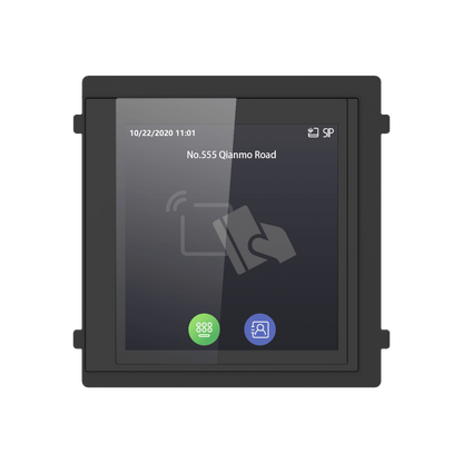 Hikvision Video Intercom Modular Station Sub Module - 4" Touch Screen (DS-KD-TDM)