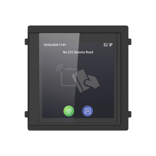 Hikvision Video Intercom Modular Station Sub Module - 4" Touch Screen (DS-KD-TDM)