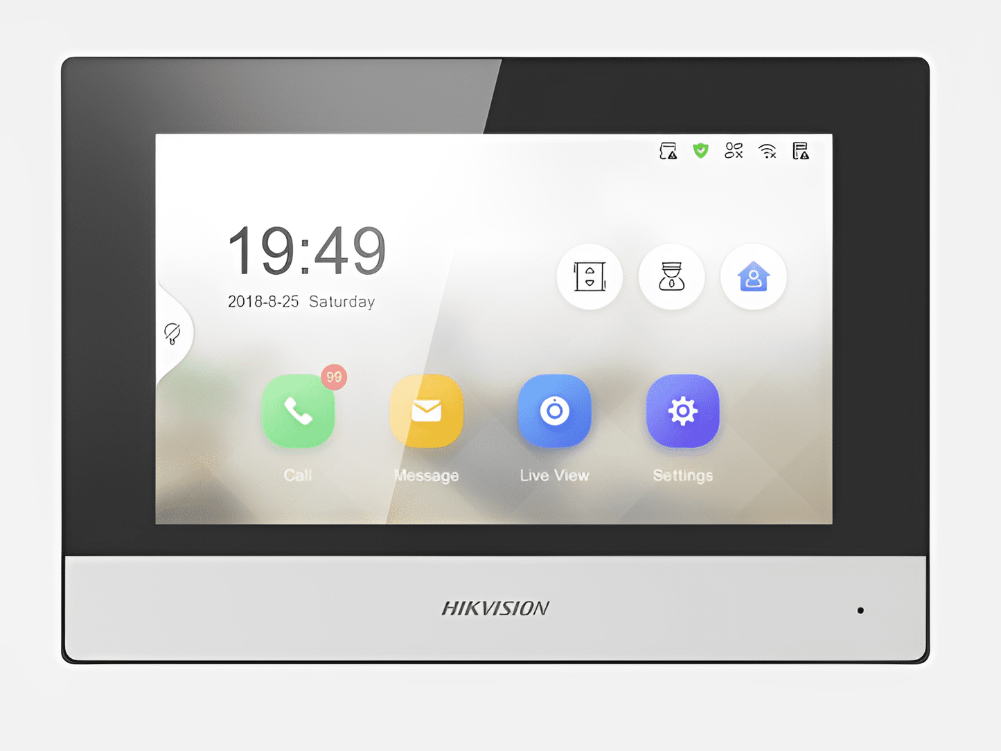 Hikvision 7" TFT Touchscreen IP Video Intercom Indoor Station (DS-KH6320-WTE1)
