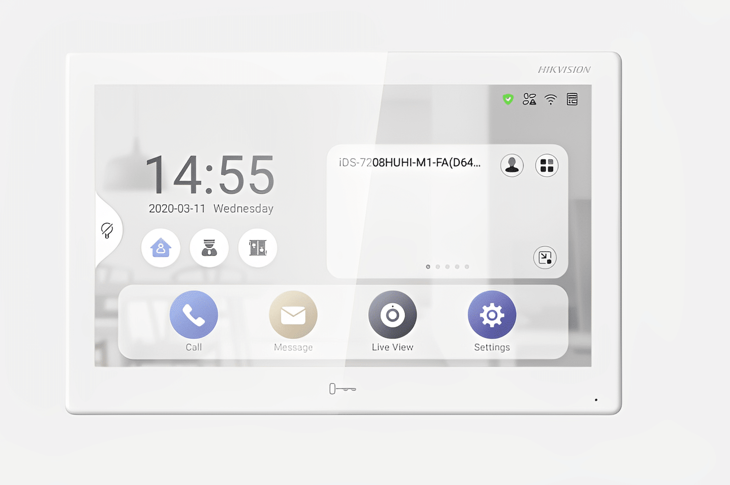 Hikvision IP Video Intercom Indoor Station Android 10.1 inch Touch Screen (B) (DS-KH9510-WTE1)
