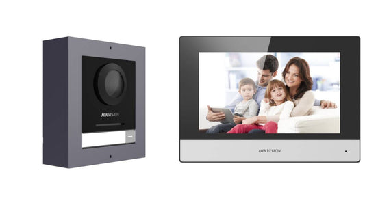 Hikvision IP Video Intercom Kit with PoE (DS-KIS602)