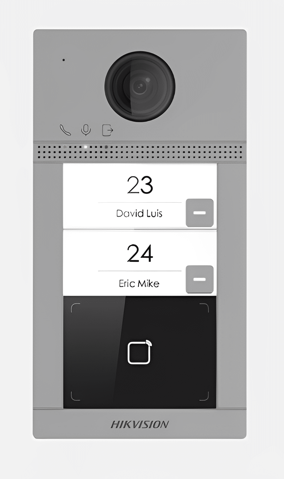 Hikvision IP Video Intercom Two Unit Outdoor Station, WiFi, PoE (DS-KV8213-WME1)