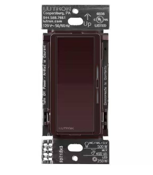 Lutron Caseta Diva Smart Dimmer ELV+ Brown (DVRF-5NE-BR)