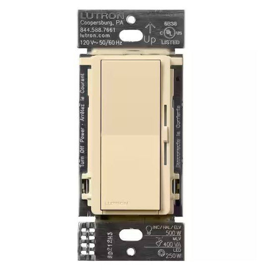 Lutron Caseta Diva Smart Dimmer ELV+ Ivory (DVRF-5NE-IV)