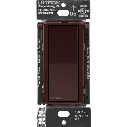 Lutron Caseta Claro Accessory Switch, Brown (DVRF-AS-BR)
