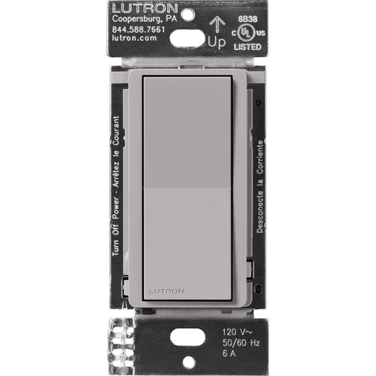Lutron Caseta Claro Accessory Switch, Gray (DVRF-AS-GR)
