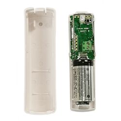 Ecolink ZWave Plus Door Window Sensor,White and Brown Cover,External Wired Input (DWZWAVE2.5-ECO)