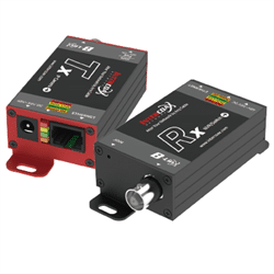 Intercoax Ethernet IP + POE over Coax Transceiver Set 10/100 Max 2400M incl PWR (ECP8401PRPW)