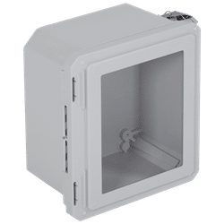 STI EnviroArmour Fiberglass Enclosure, Opaque with Window,  10x8x6 (EF100806-W)