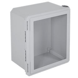 STI EnviroArmour Fiberglass Enclosure, Opaque with Window,  16x14x8 (EF161408-W)