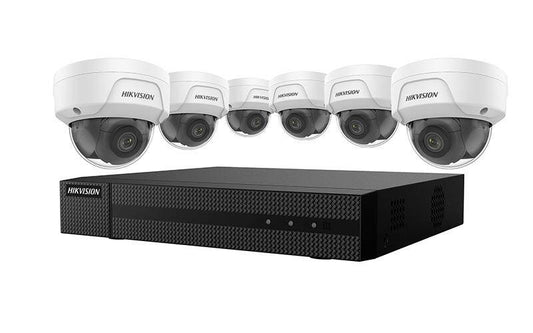Hikvision IP Security Camera Kit 8 Channel 4K NVR with 6 x 4MP Dome Cameras (EKI-K82D46)