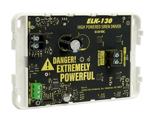 ELK High Powered Siren Driver 12-24 VDC Two Channel (ELK-130)