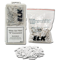 Elk B Connectors White Gel Filled 500 Pack (ELK-9022)
