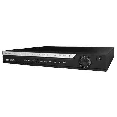 WatchNET 16 Channel Slim-Line NVR, 4K Ready, 16 Port POE, No HHD (ENMR3-16POE)