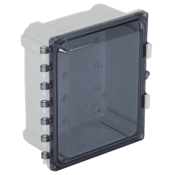 STI EnviroArmour Polycarbonate Enclosure, Tinted,  10x10x6 (EP101006-T)