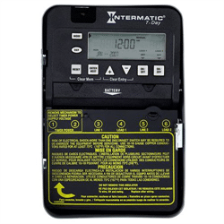 Interruptor temporizador electrónico Intermatic de 7 días NEMA1 30A SPST (ET1725C)