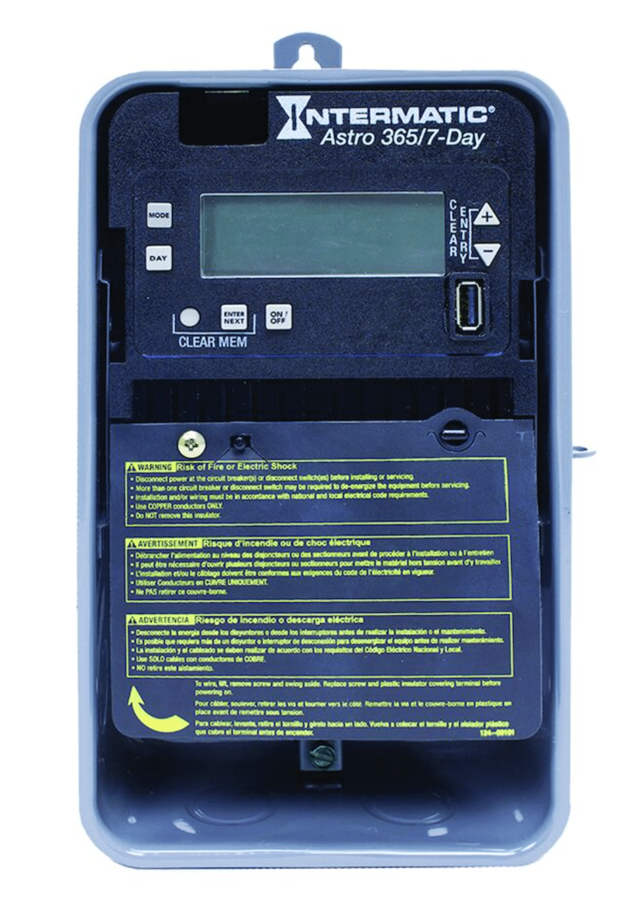 Intermatic Electronic Control, 365/7-Day Astronomic, Steel Enclosure (ET2805CR)