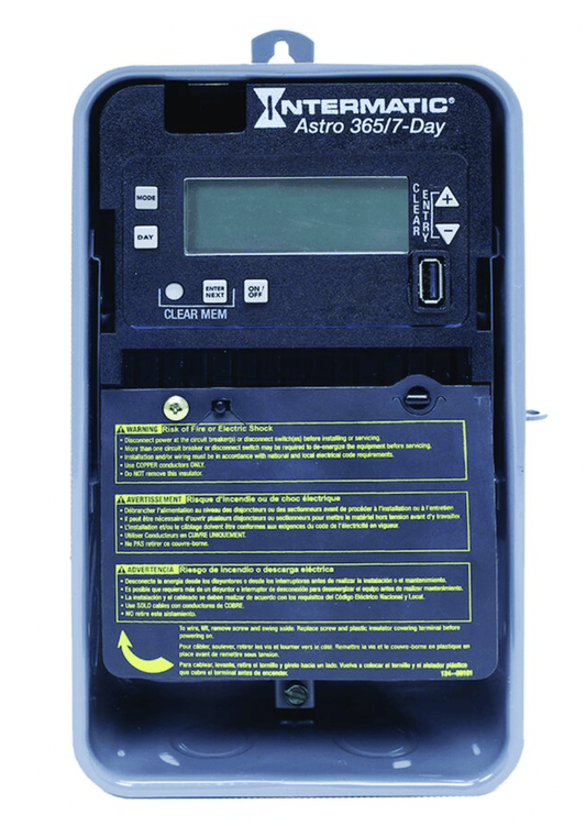 Intermatic Electronic Control, 365/7-Day Astronomic, Steel Enclosure (ET2805CR)