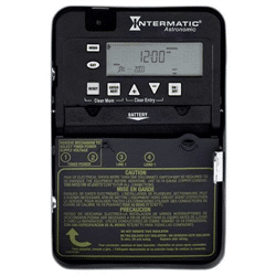 Interruptor horario electrónico astronómico de 7 días para interiores, Intermatic, 120/208/240/277 V (ET8015C)