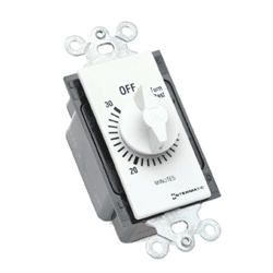 Intermatic Decorator Spring Wound Countdown Timer White SPST 60 Minutes (FD60MWC)