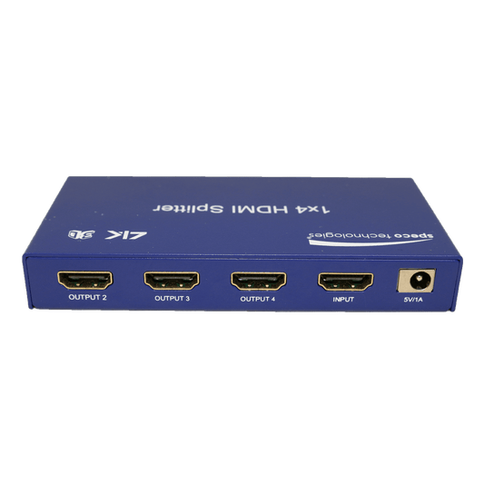 Speco HDMI 1 to 4 Splitter- Up to 4K (SPE-HD4SPL2)