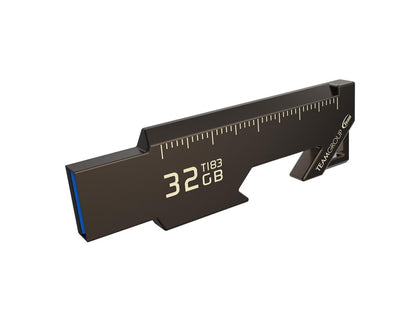 Unidad de disco duro Team T183 3.2 de 32 GB, color níquel negro, para venta minorista