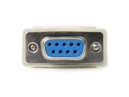 Adaptador de módem nulo serie RS232 DB9 de Startech.Com - F/F - Modo nulo