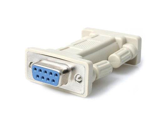 Adaptador de módem nulo serie RS232 DB9 de Startech.Com - F/F - Modo nulo