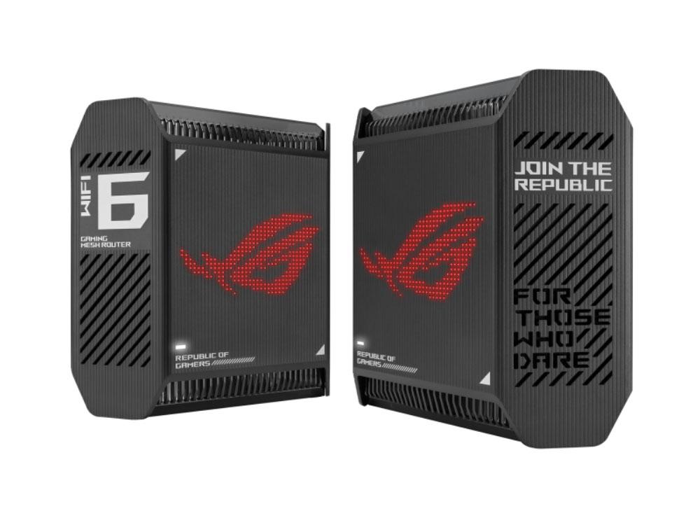 Asus Rog Rapture GT6 (paquete de 2) Tri-B/WiFi 6 Gmng Mesh Syst, hasta 5,8