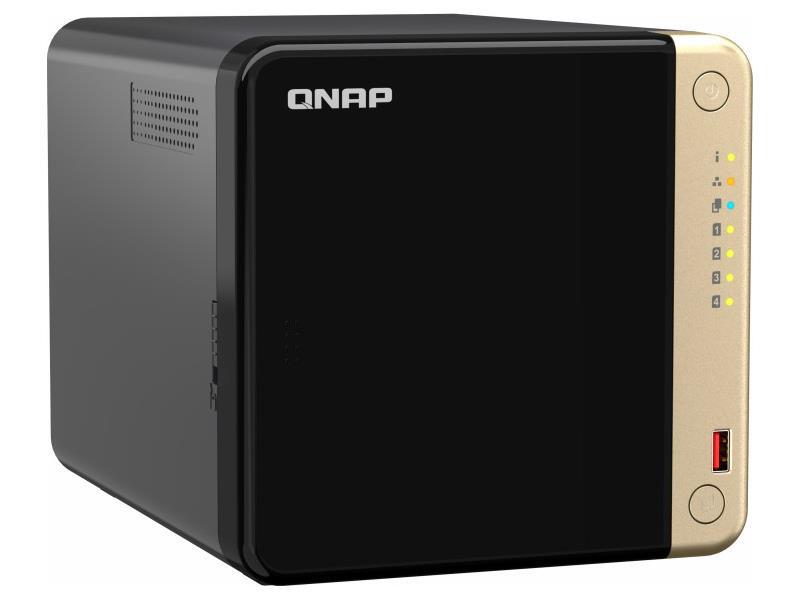 Nas de escritorio de alto rendimiento de 4 bahías Qnap Ts-464. Procesos Intel 4C/4T