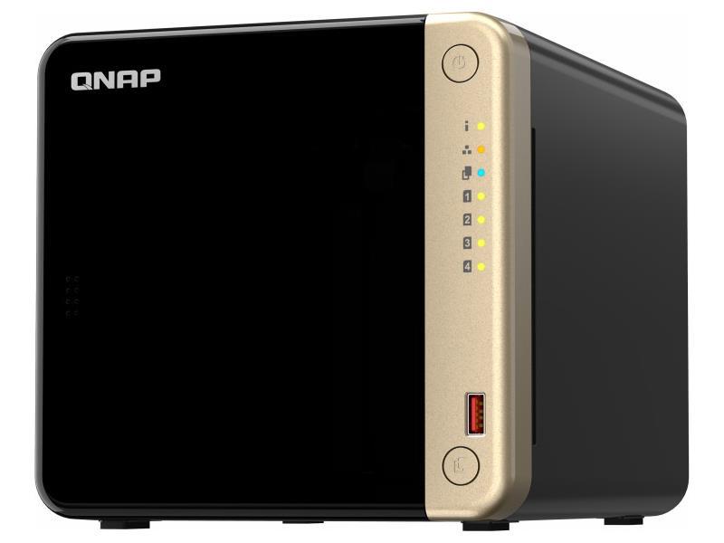Nas de escritorio de alto rendimiento de 4 bahías Qnap Ts-464. Procesos Intel 4C/4T