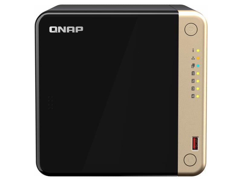 Nas de escritorio de alto rendimiento de 4 bahías Qnap Ts-464. Procesos Intel 4C/4T