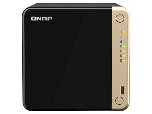 Nas de bureau haute performance à 4 baies Qnap Ts-464. Processus Intel 4C/4T