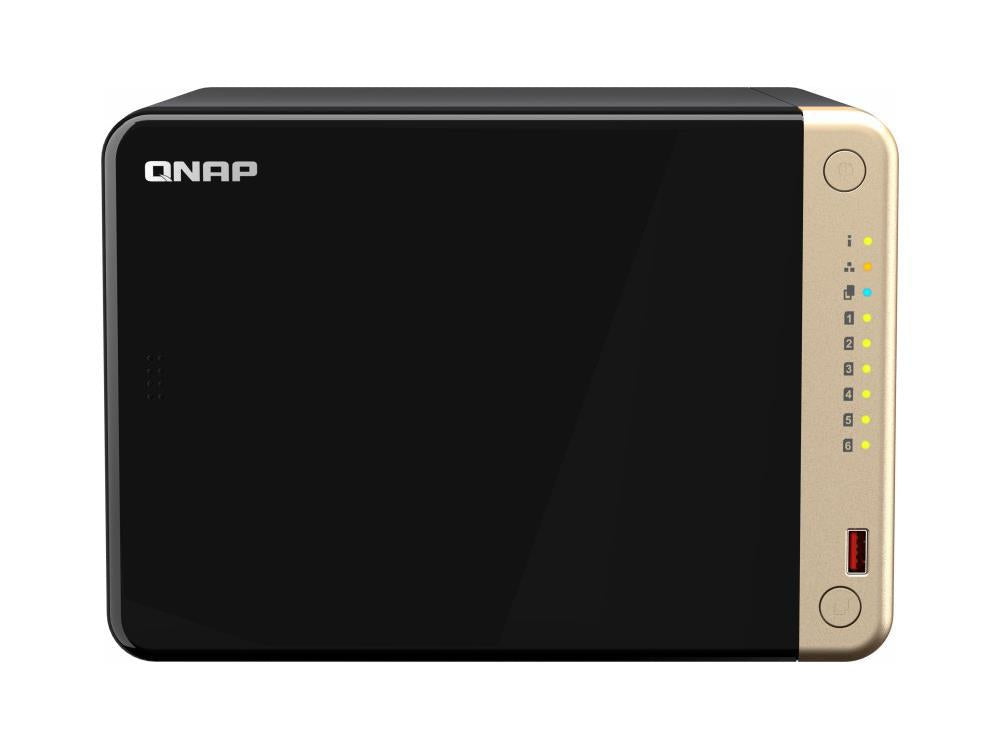 Nas de bureau haute performance à 6 baies Qnap Ts-664. Processus Intel 4C/4T