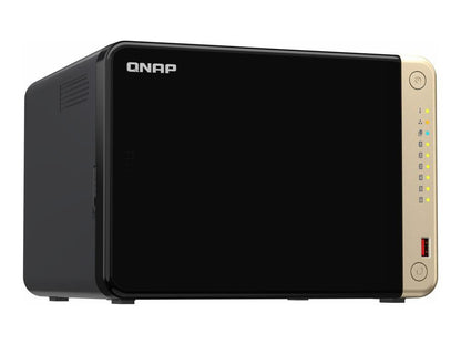 Nas de bureau haute performance à 6 baies Qnap Ts-664. Processus Intel 4C/4T