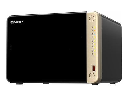 Nas de bureau haute performance à 6 baies Qnap Ts-664. Processus Intel 4C/4T