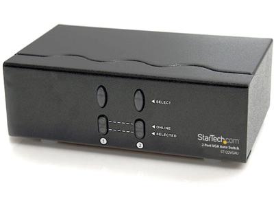 Conmutador automático VGA de 2 puertos Startech.Com - Conmutador automático VGA - VGA automático
