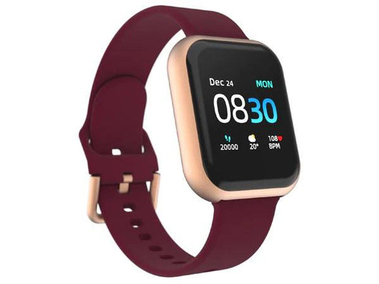Montre connectée American Exchange Time Itouch Air 3 : boîtier en or rose avec