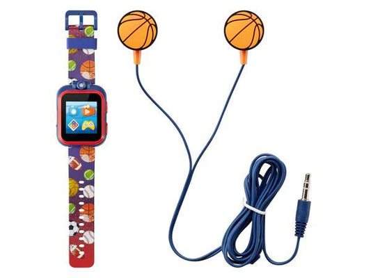 Montre connectée Playzoom pour enfants avec écouteurs American Exchange Time : Multi