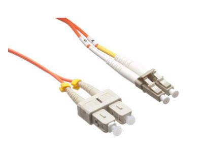 Cable de fibra óptica Axiom Lc/Sc Om2 de 8 m