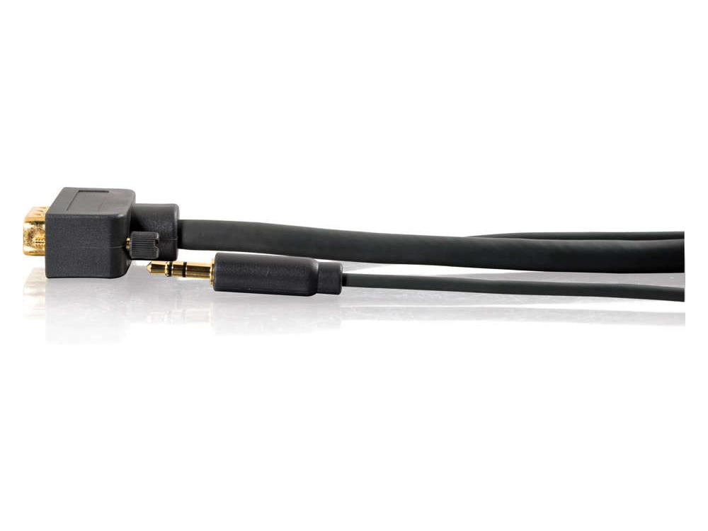 Câble A/V Flexima VGA + 3,5 mm C2G Flexima 12 pi M/M - Encastrable Cl3-R