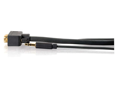 Câble A/V Flexima VGA + 3,5 mm C2G Flexima 12 pi M/M - Encastrable Cl3-R