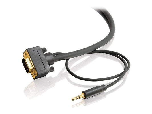 Câble A/V Flexima VGA + 3,5 mm C2G Flexima 12 pi M/M - Encastrable Cl3-R