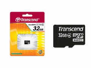 Carte MicroSD Transcend 32 Go sans adaptateur Classe 4